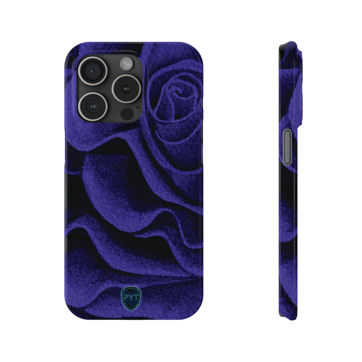 Purple Rose Slim iPhone Case
