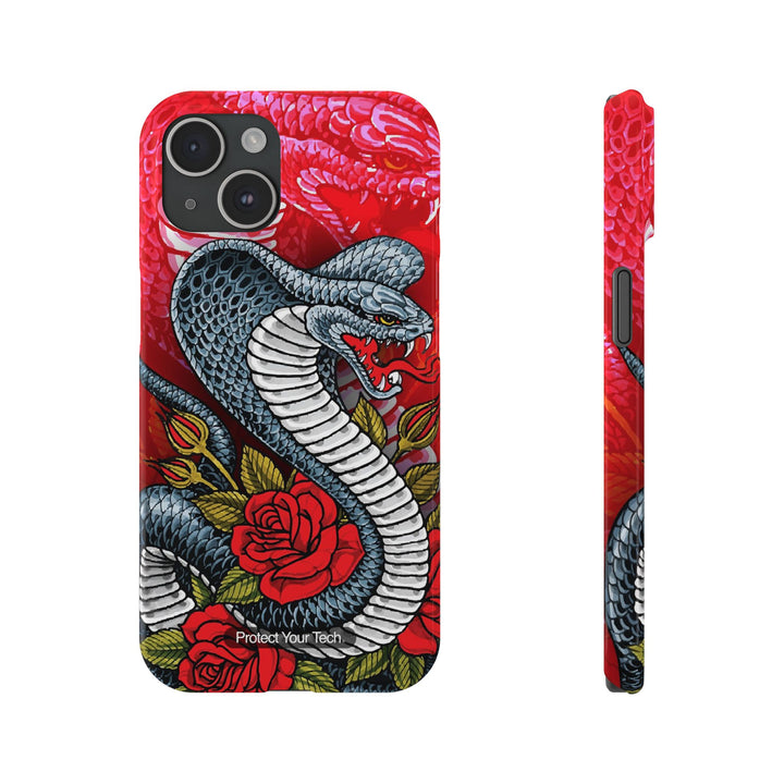Cobra Roses Slim iPhone Case