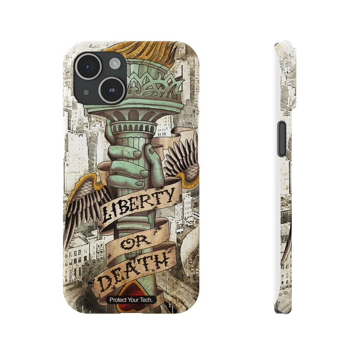 Liberty or Death Slim iPhone Case