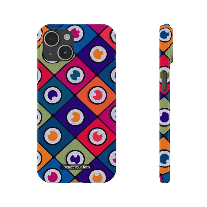 Color Eyes Slim iPhone Case
