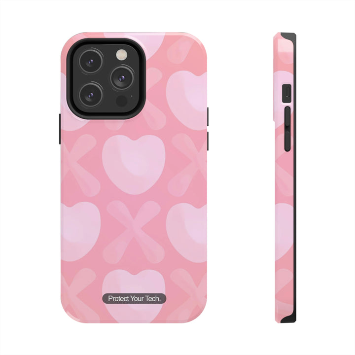 Bubble Cross-n Hearts Case-Mate Tough iPhone Cases
