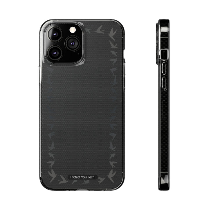 Clear Flock Soft Phone Cases