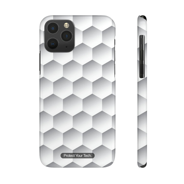 Ghost Honeycomb Pattern Case-Mate Slim iPhone Case