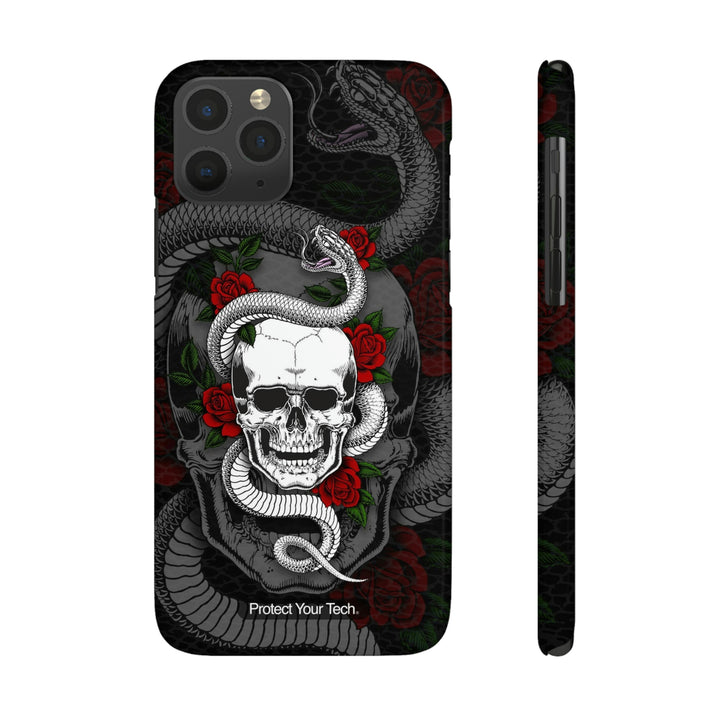 Skulls and Roses Tattoo Art Case-Mate Slim iPhone Case