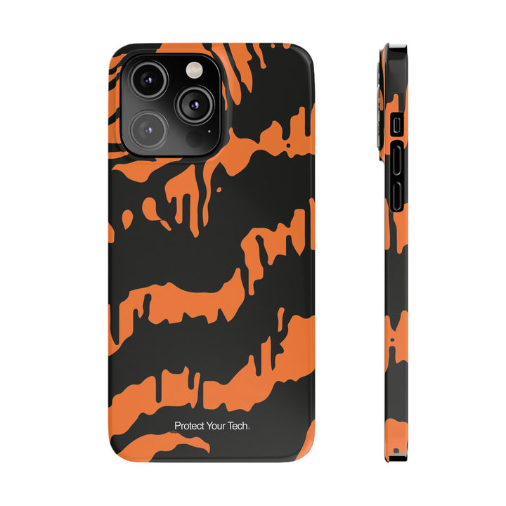 Illustrated Tiger Pattern Case-Mate Slim iPhone Case