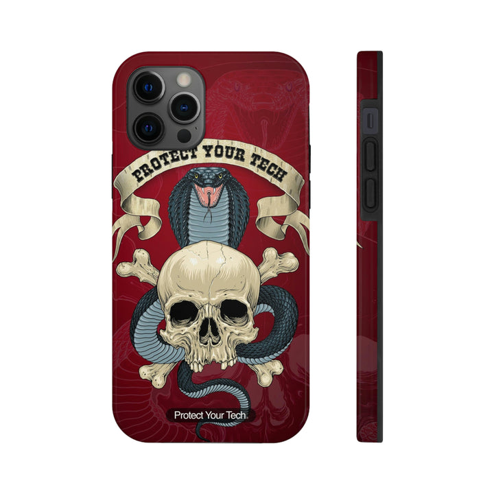 Skull Raider Tattoo Design Case-Mate Tough iPhone Case