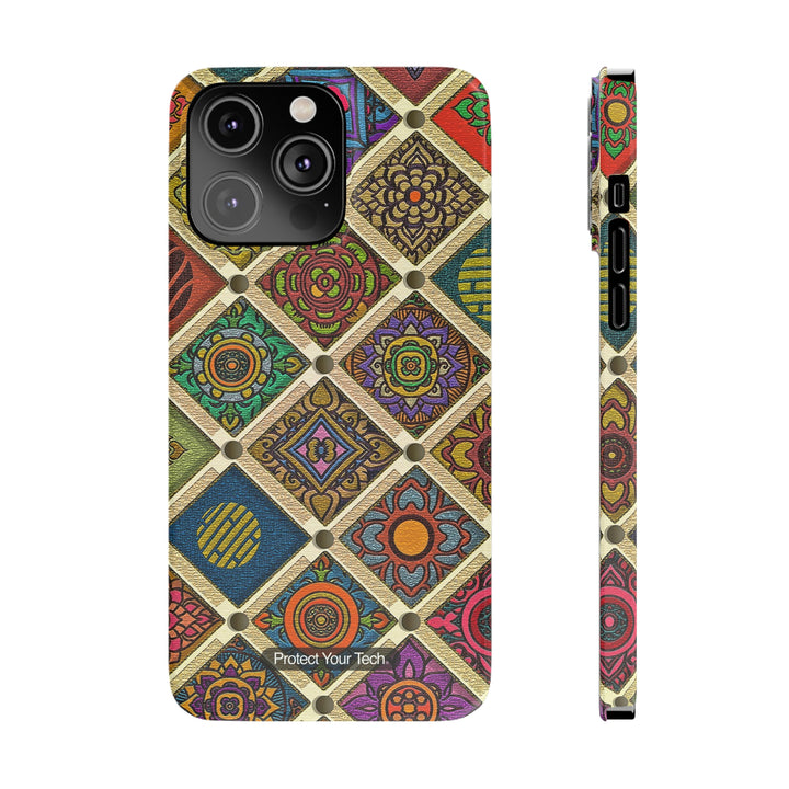 Floral Stitch Case-Mate Slim iPhone Case