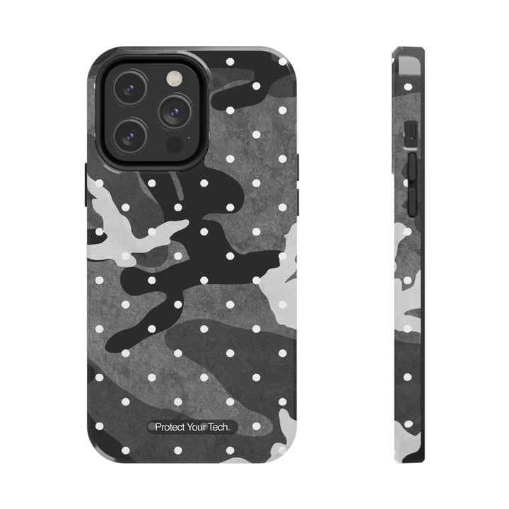 Gray CamoDot Case-Mate Tough iPhone Cases