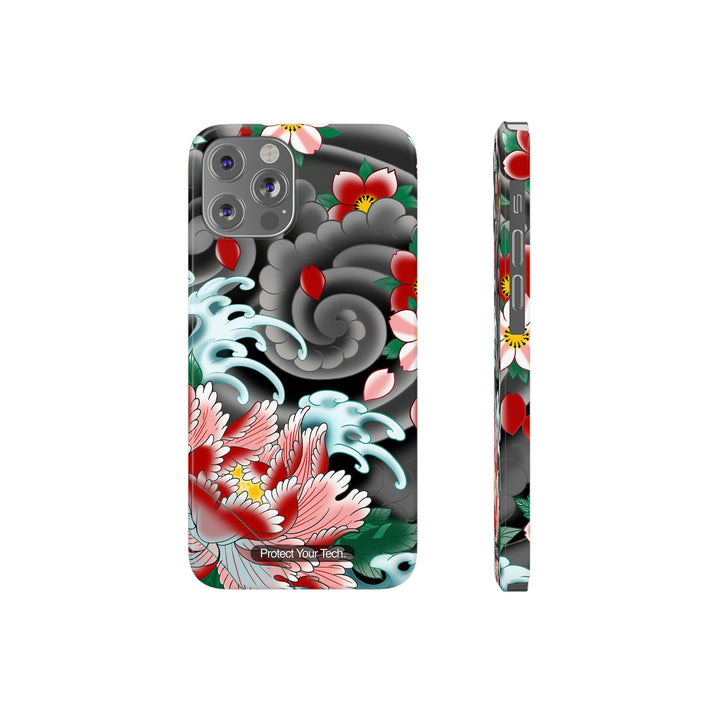 Windflower Tattoo Case-Mate Barely There iPhone Case