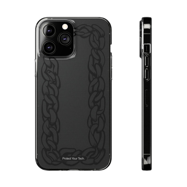 Clear Chain Link Soft Phone Cases