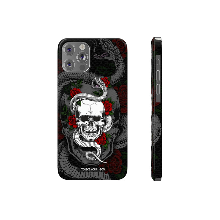 Skulls and Roses Tattoo Art Case-Mate Barely There iPhone Case