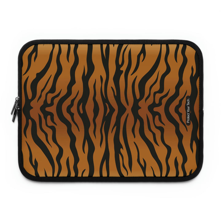 Safari Tiger Animal Print Pattern Laptop Sleeve