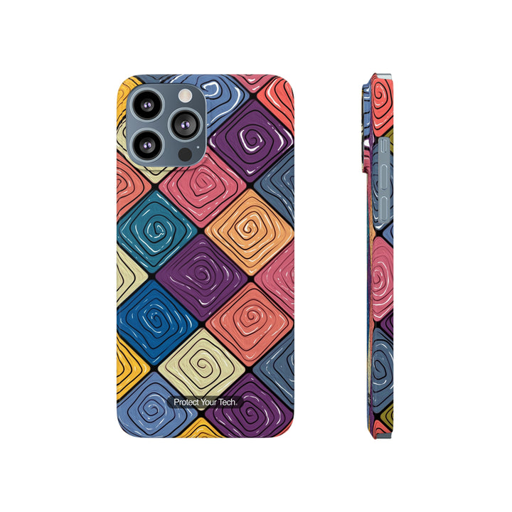 Swirl Grid Case-Mate Barely There iPhone Case