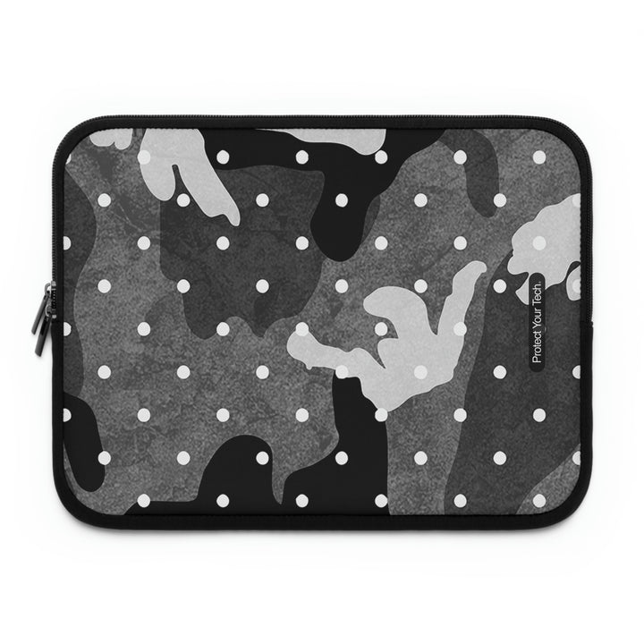 Gray CamoDot Laptop Sleeve