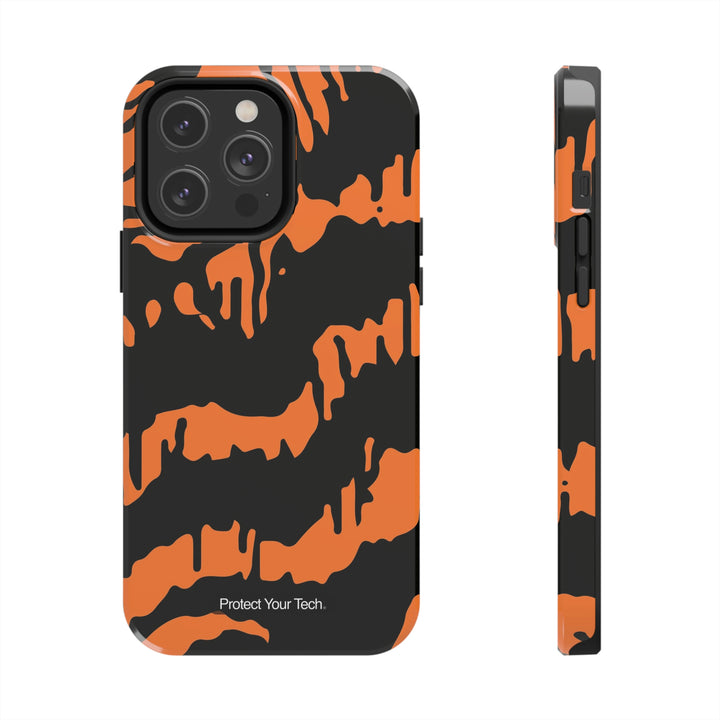 Illustrated Tiger Pattern Case-Mate Tough iPhone Case