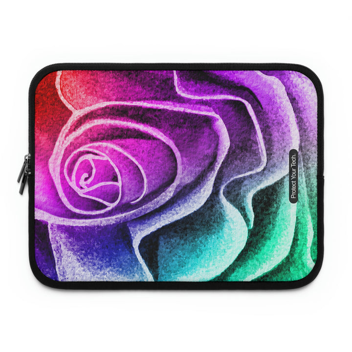 Multi Colored Rose Laptop Sleeve