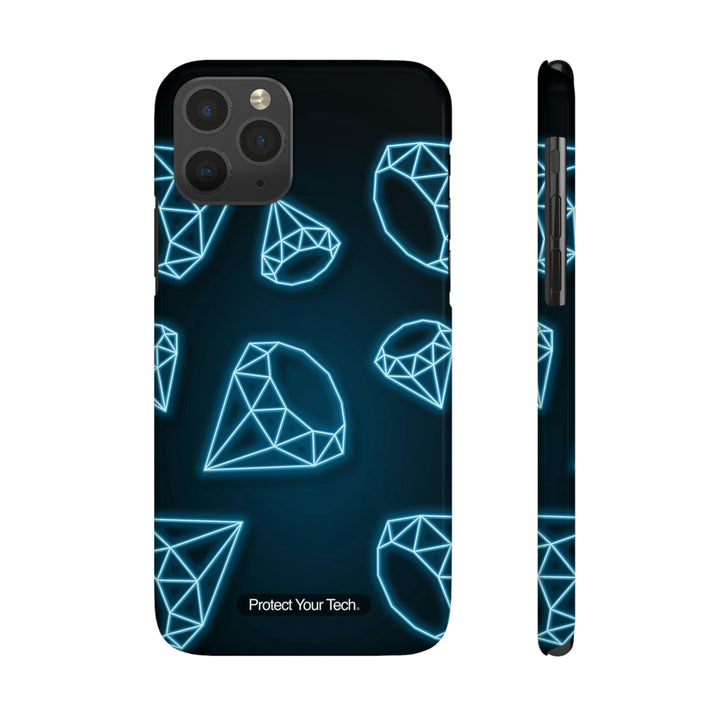 Blue Neon Case-Mate Slim iPhone Cas