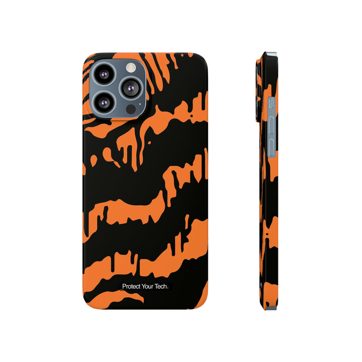 Illustrated Tiger Pattern Case-Mate Barely There iPhone Case