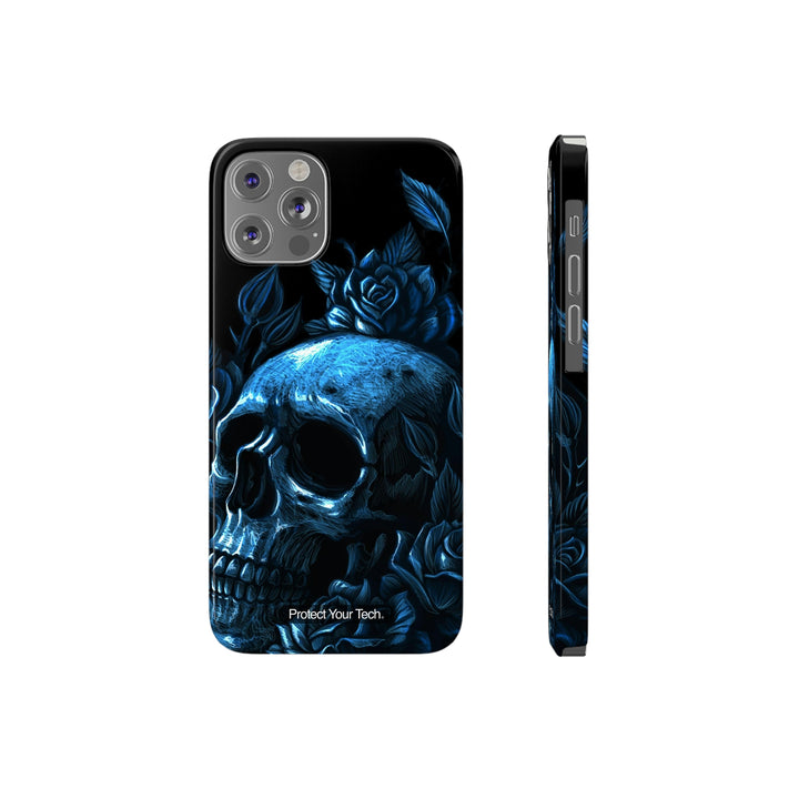 Blue Skull Tattoo Case-Mate Barely There iPhone Case