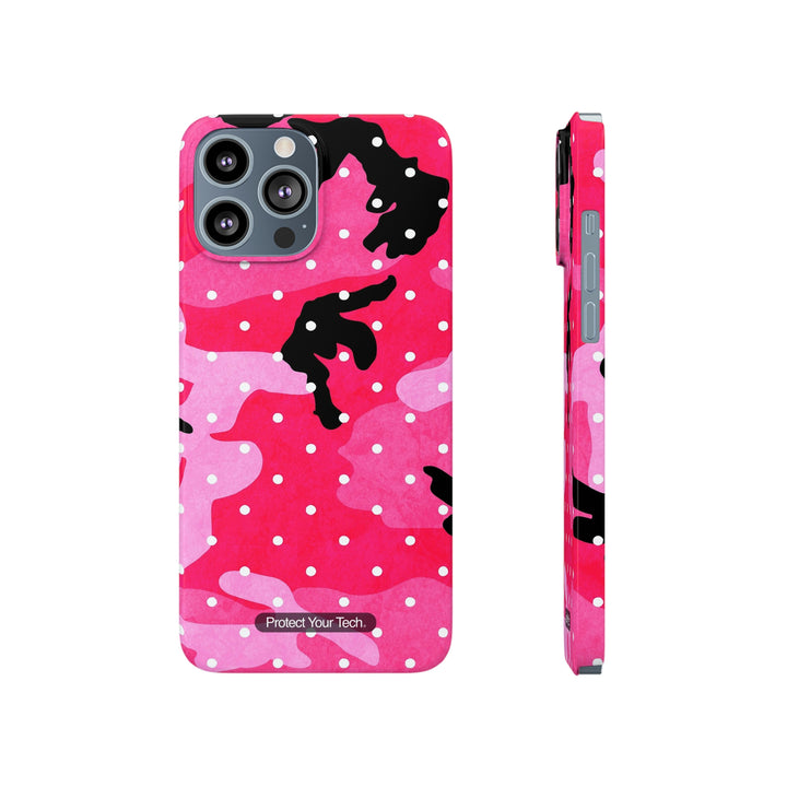 Pink CamoDot Case-Mate Barely There iPhone Case
