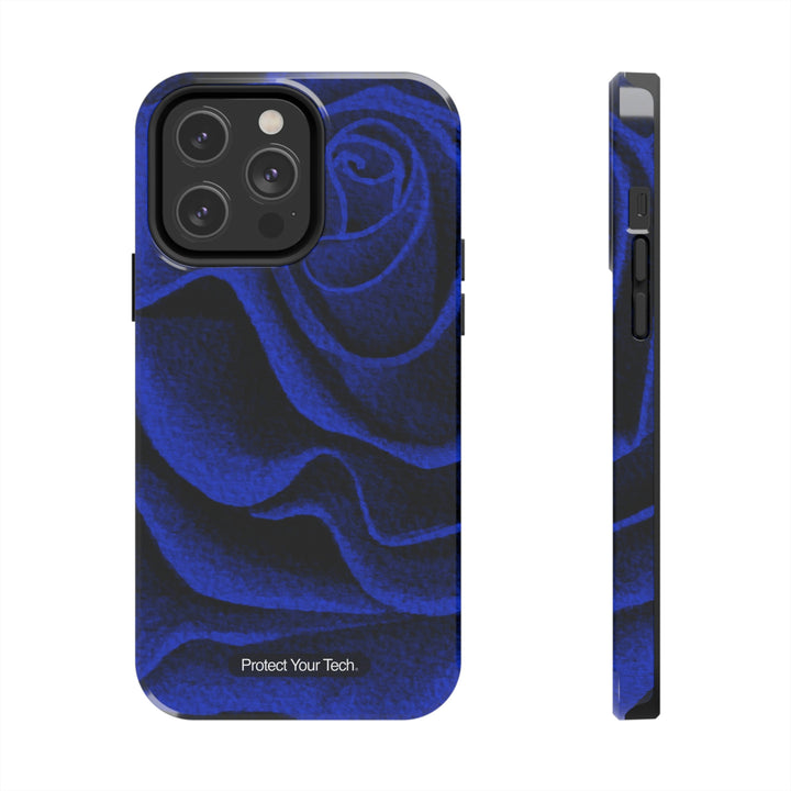 Blue Rose Case-Mate Tough iPhone Case