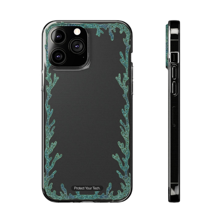 Clear Coral Reef Soft Phone Cases