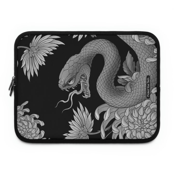 Monochrome Snake Laptop Sleeve