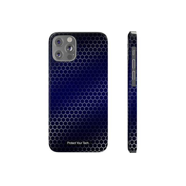Tech Grid Pattern Case-Mate Barely There iPhone Case