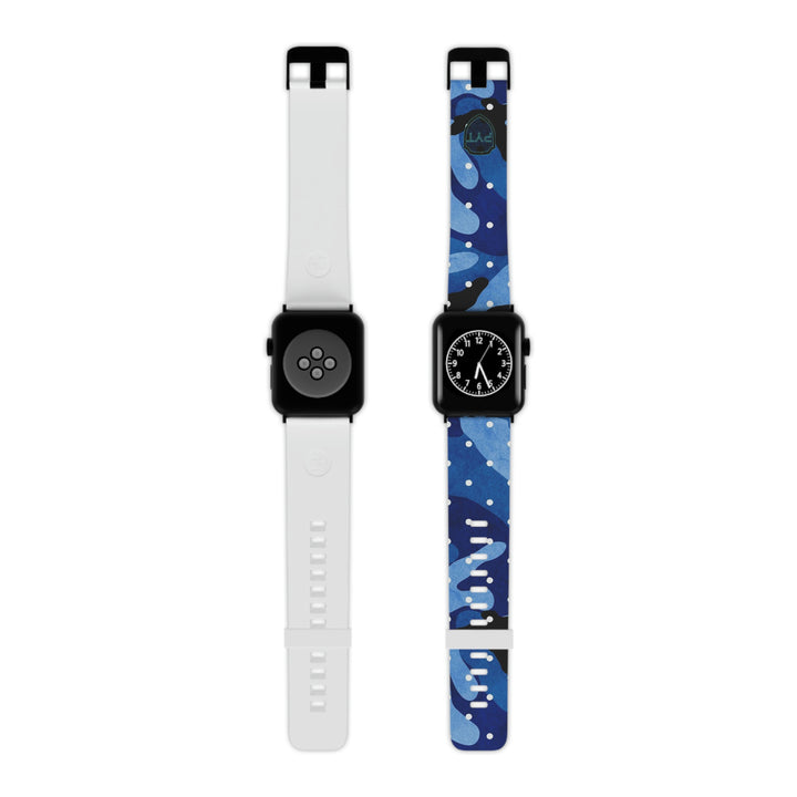 Blue CamoDot Watch Band for Apple Watch