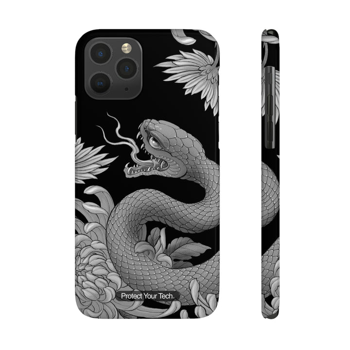 Monochrome Snake Case-Mate Slim iPhone Case