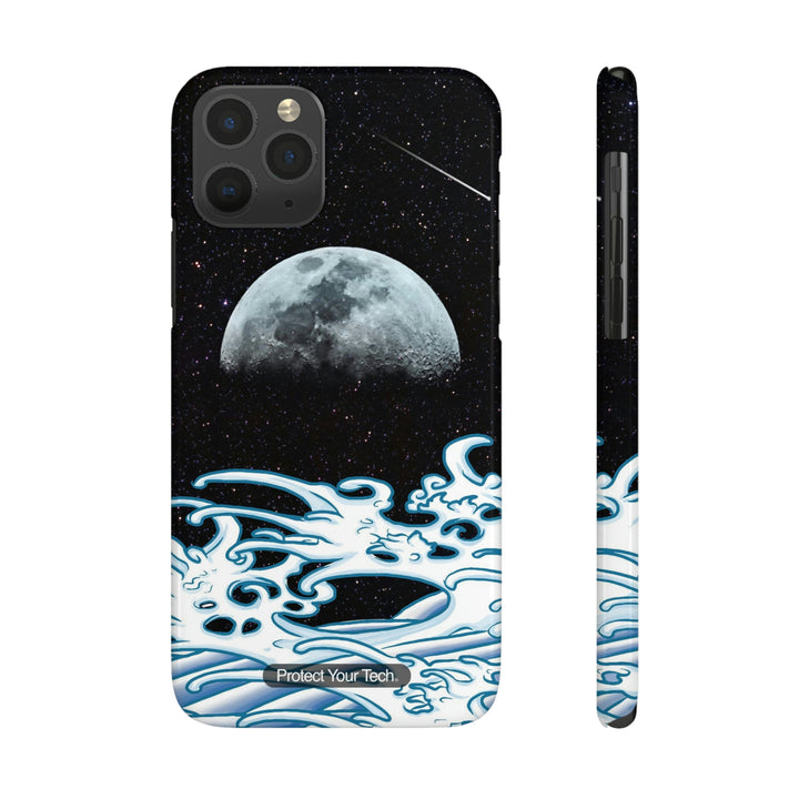 Moon Water with Waves Case-Mate Slim iPhone Case