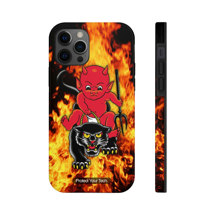 Red Rider Fire Tattoo Art Case-Mate Tough iPhone Case