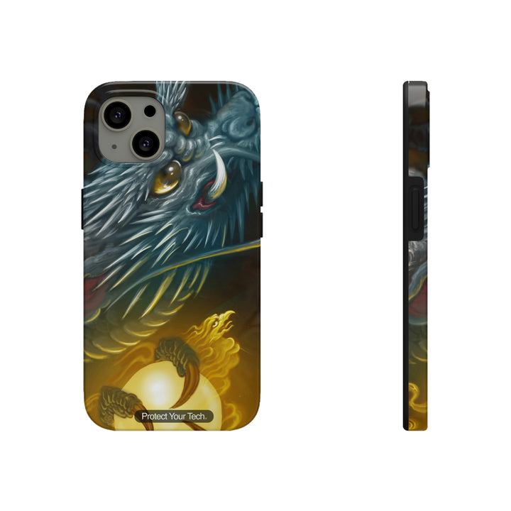 Blue Dragon Orb Case-Mate Tough iPhone Case