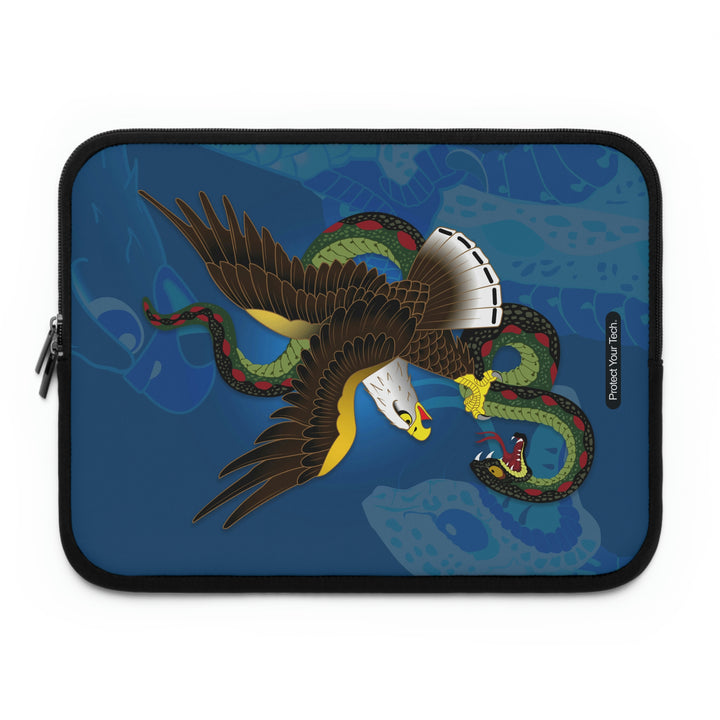Soaring Eagle Tattoo Design Laptop Sleeve