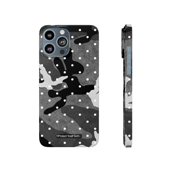 Gray CamoDot Case-Mate Barely There iPhone Case