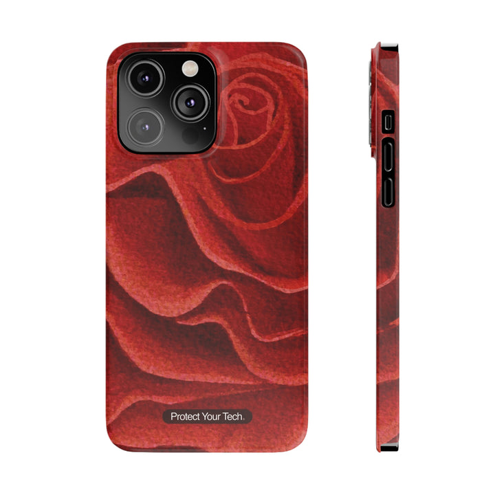 Red Rose Case-Mate Slim iPhone Case